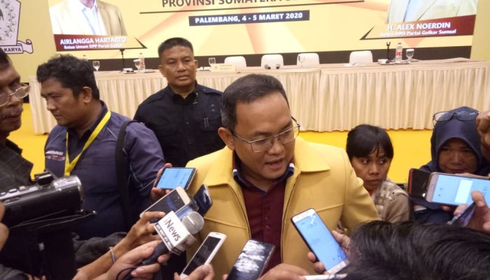 Terpilih Sebagai Ketua DPD I Golkar Sumsel, Dodi Akan Rangkul Generasi Millennial