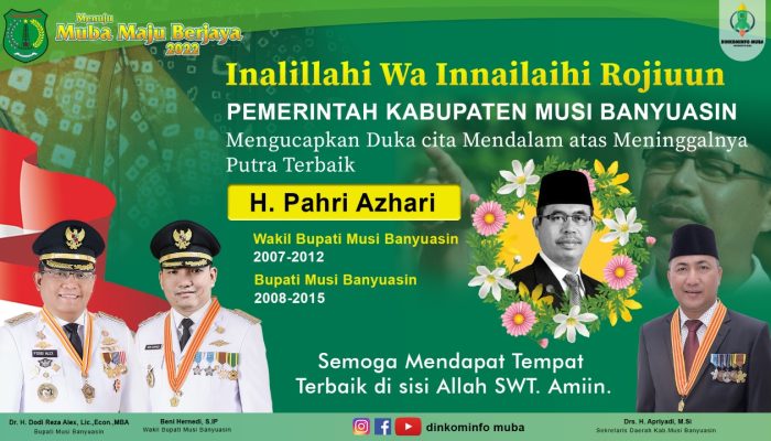 Pahri Azhari Berpulang, Muba Berduka