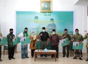 Pembina Kepengurusan (LAZISNU) Sumsel Berbagi 5 Ton Beras untuk Warga NU