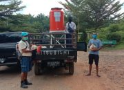 Bantu Pemkab Muba Tekan Penyebaran Covid-19, FBBI DPC Sebarkan Portabel Hand Wash ke Pelosok Desa