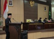 Wabup Muba Beni Hernedi Sampaikan KUPA dan PPASP TA 2020