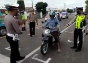 Jaga Jarak Pengendara, Muba Buat Marka Jalan