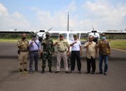 Pantau Hot Spot Lewat Udara, Dodi Reza Kemudi Langsung Pesawat BN2T/PK-WMR