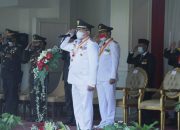 Bupati Muba Dodi Reza Pimpin Upacara dengan Khidmat dan Terapkan Protokes
