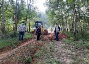 Atasi Longsor, Pemkab Muba Lakukan Pengalihan Trase Jalan Nasional di Desa Bailangu Timur
