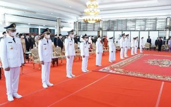 Pelantikan Bupati dan Wakil Bupati di Sumsel