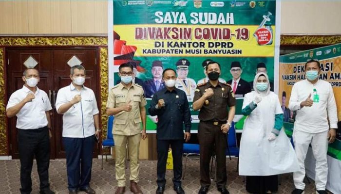 DPRD Muba Laksanakan Vaksinasi Covid-19 Tahap Kedua