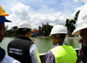 Gubernur Ridwan Kamil Cek Progres Revitalisasi Setu Rawa Kalong