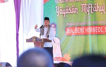 Beni Resmikan Gedung dan Masjid di Hari Jadi Yayasan Mifhatul Falah