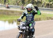 Pembalap PPLP-D Dispopar Muba Catat Waktu Tercepat Ajang Skyland Prix Open 2022