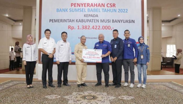 Dana CSR dari Bank Sumsel Babel Harus Tepat Peruntukannya