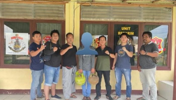 Tim Tikam Polsek Tanjung Raja Ogan Ilir Ciduk Pencuri Tabung Gas